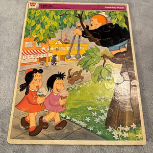 Little Lulu frame tray puzzle 1973 Whitman cardboard 14.5" by 11.5" Vintage
